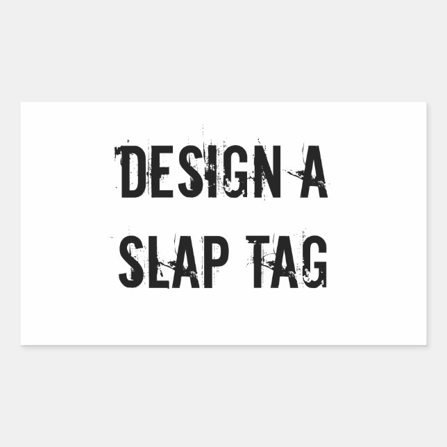 Make a Slap Tag Design Sticker Graffitti (Front)