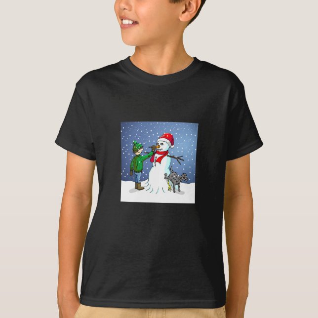 Make a Snowman T-Shirt (Front)