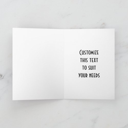 Make A Splash Customizable Greeting Card