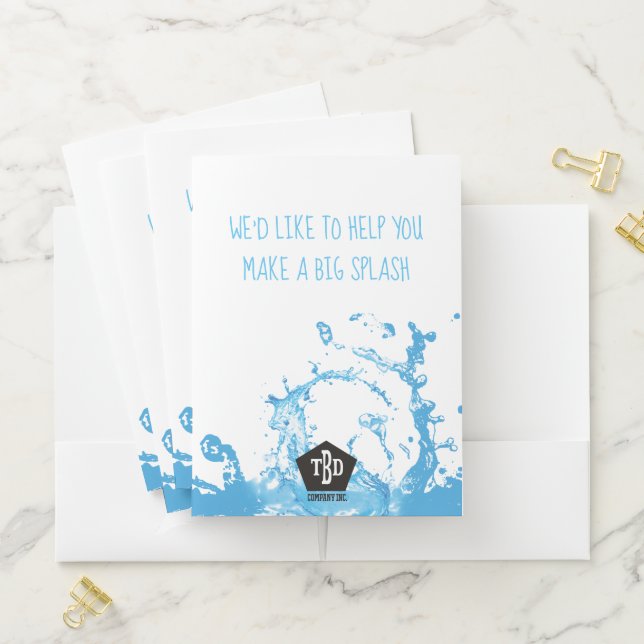 Make a splash employee onboarding welcome folder (In Situ)