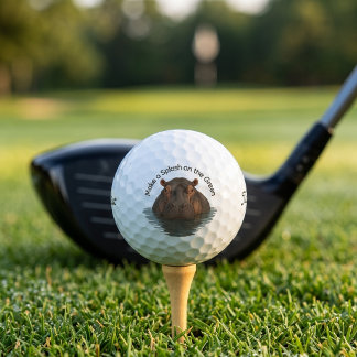 Make a Splash on the Green Hippo Golf Balls