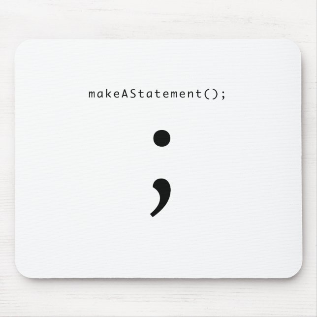 Make A Statement Mouse Pad (Front)