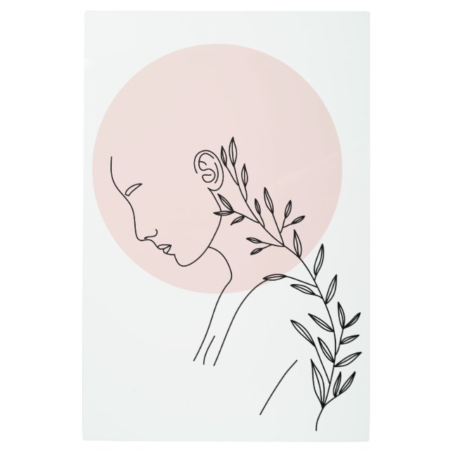 Make a Statement with Bold Metal Wall Art (Front)