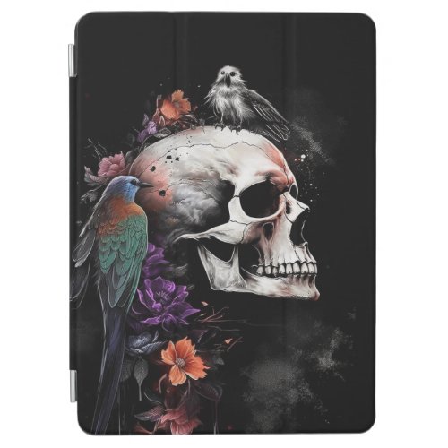 Make a Statement with Floral Skull and Birds Case