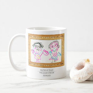 Make a Treasure By Your Kid's Art Work Mug