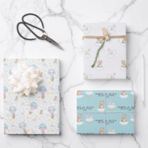 Make A Wish Birthday Wrapping Paper Sheets 