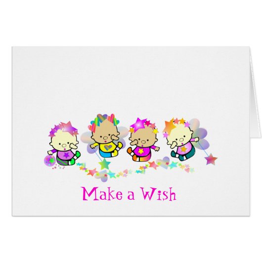 Make a Wish Cards (Front Horizontal)