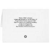 "Make a Wish" collection Cards (Back Horizontal)