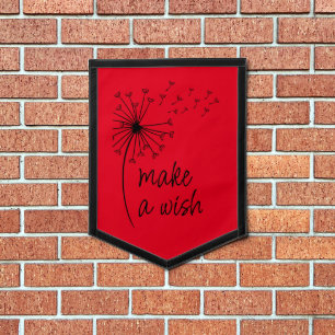 Make a Wish Dandelion Clock. Pennant