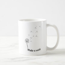 Make a Wish Dandelion Drinking Mug