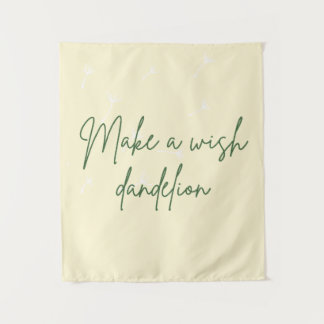 Make a Wish Dandelion Tapestry