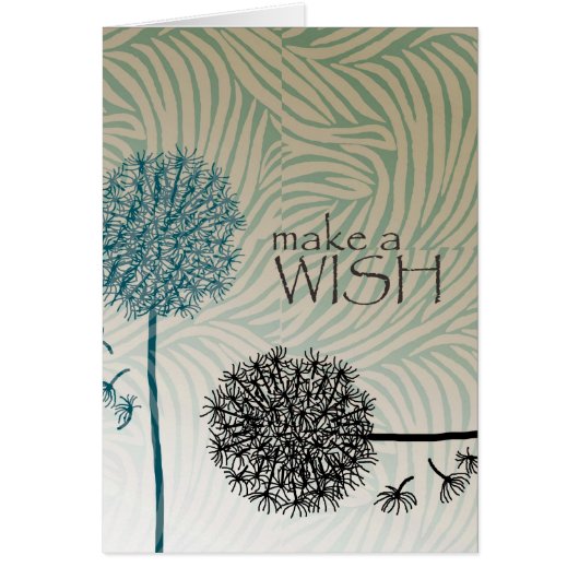 Make A Wish Dandelions Cards (Front)