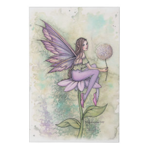 Make a Wish Fairy Art by Molly Harrison Faux Canvas Print