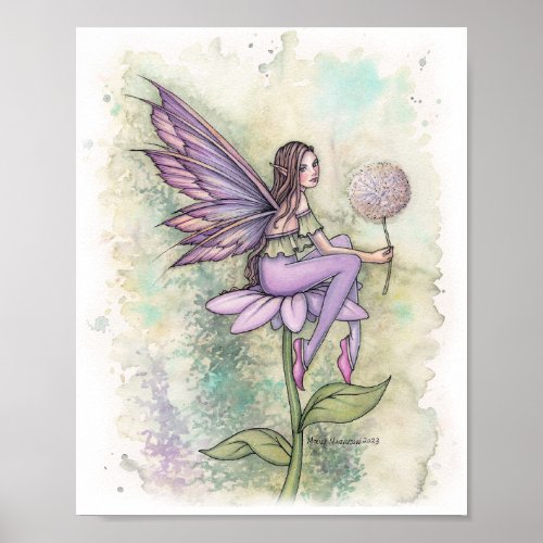Make a Wish Fairy Art by Molly Harrison Poster