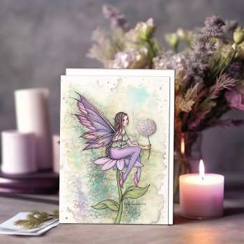 Make A Wish Fairy Blank All Occasion Card by robmolily at Zazzle