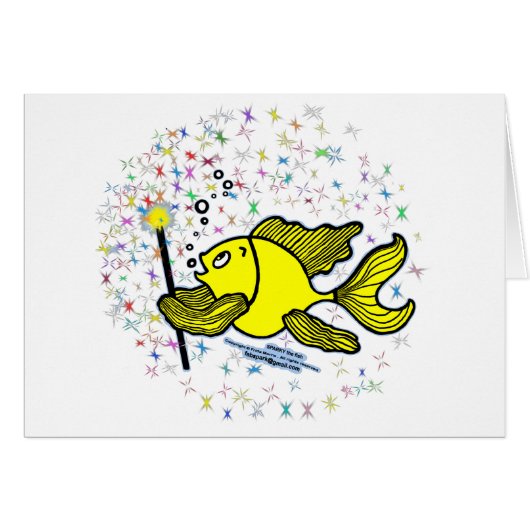 Make a wish Fish Cards (Front Horizontal)