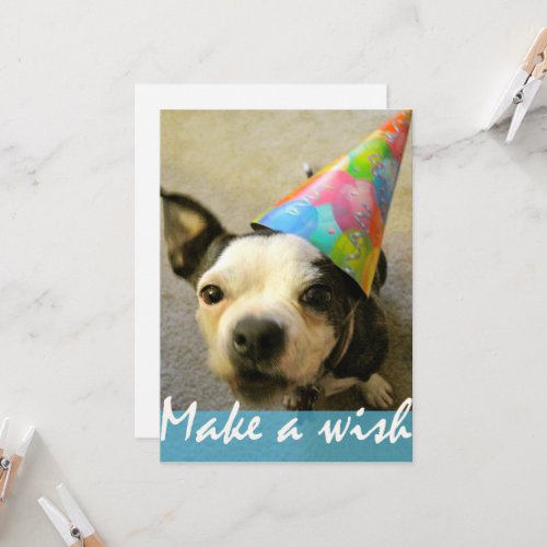 Make a wish invitation