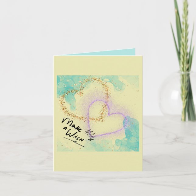 Make a Wish Invitation (Front)