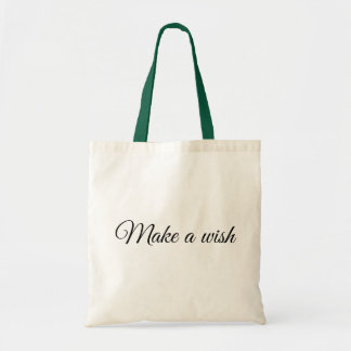 Make a Wish Keep It Tote Bag