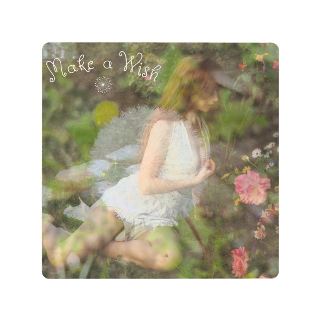 Make a Wish Metal Wall Art (Front)