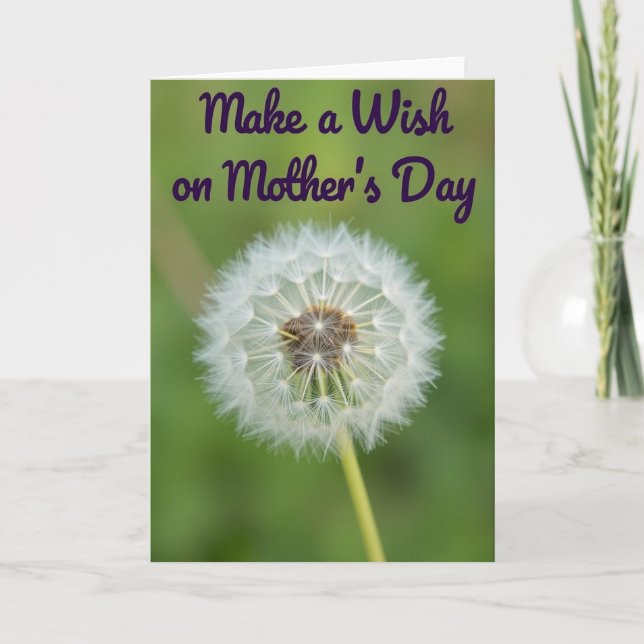 Make A Wish Mothers Day Card (Front)