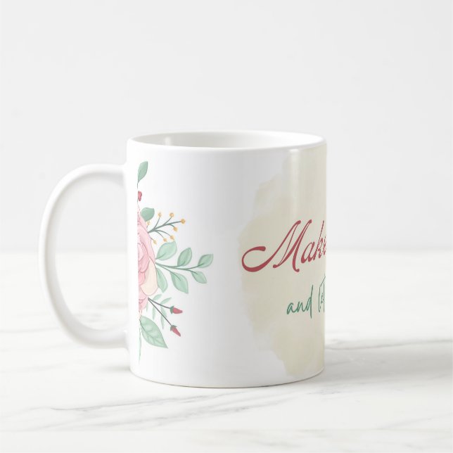 Make a Wish Mug | Floral Birthday Gift (Left)