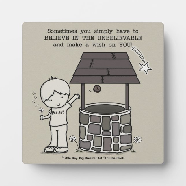 Make a Wish on You! Plaque (Front)