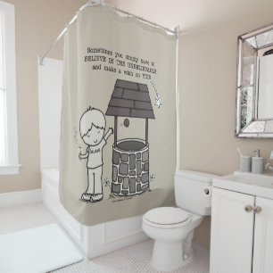 Make a Wish on You! Shower Curtain
