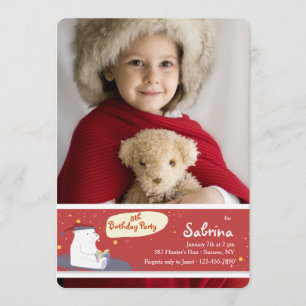 Make a Wish Photo Party Invitation