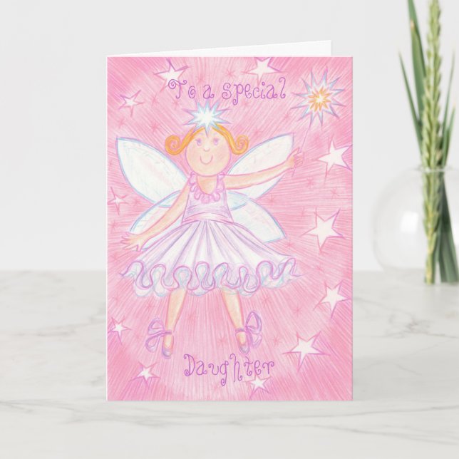Make a Wish 'Special Daughter' birthday card (Front)