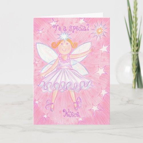 Make a Wish Special Niece birthday card