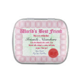 Make a World's Best Friend Certificate Candy Tin (Top)