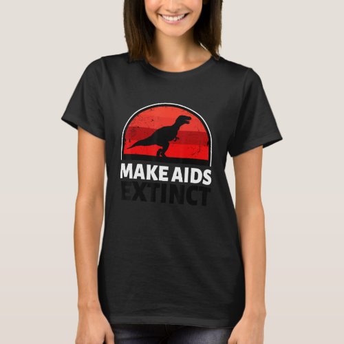 Make Aids Extinct in November We Wear Red  1 T_Shirt