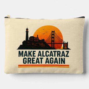Make Alcatraz Great Again Funny Accessory Pouch