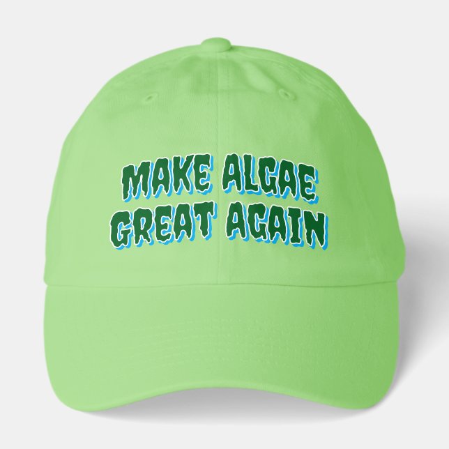 Make Algae Great Again MAGA Reflecting Pool Joke Hat (Front)