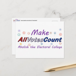 Make All Votes Count postcards