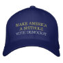 Make America a shithole, funny anti democrat   Emb Embroidered Baseball Cap