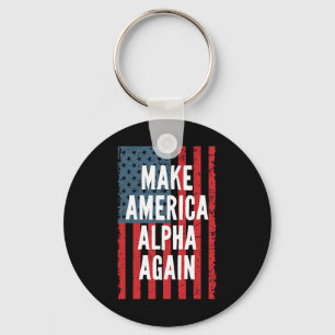 Make America Again Fourth Of July Independence Day Keychain