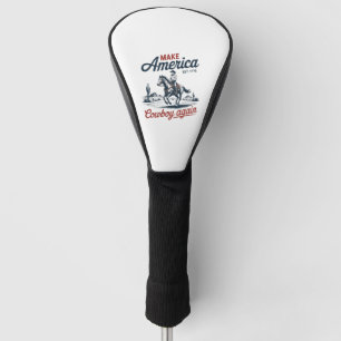 Make America Cowboy Again Horse Golf Head Cover