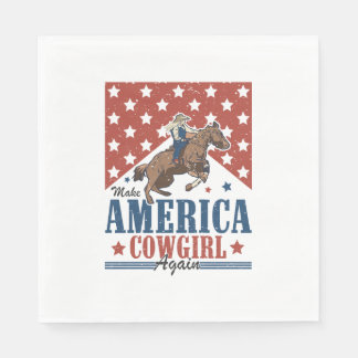 Make America Cowgirl Again Napkins