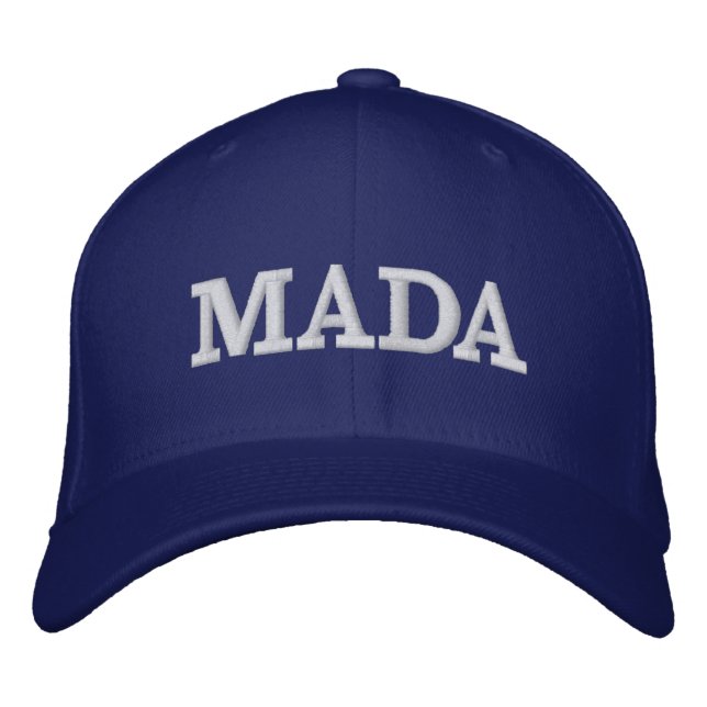 Make America Democrat Again Embroidered Baseball Cap (Front)