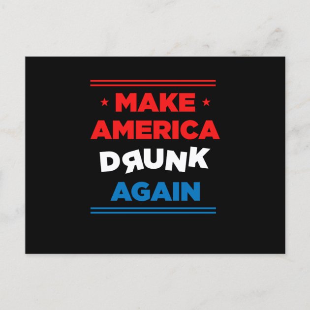 Bannière 3x5 Pieds 'Make America Drunk Again' - Polyester, Déco Fête Bière USA