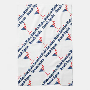 MAKE AMERICA DRUNK AGAIN KITCHEN TOWEL