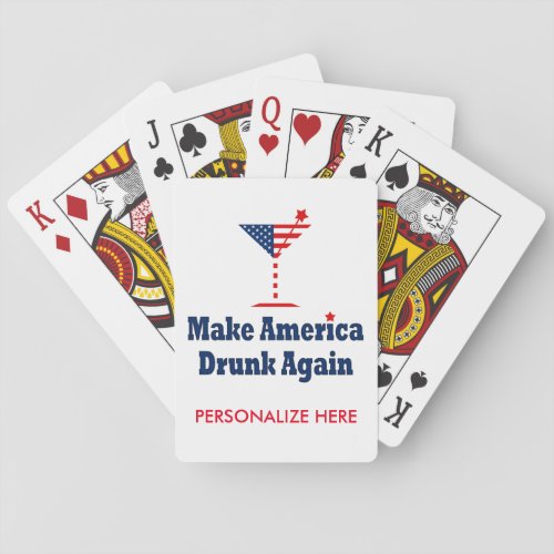 MAKE AMERICA DRUNK AGAIN PLAYING CARDS