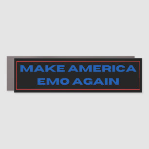 make america emo again political liberal democrat car magnet