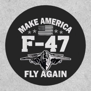 Make America F-47 Fly Again 4th of July Patch