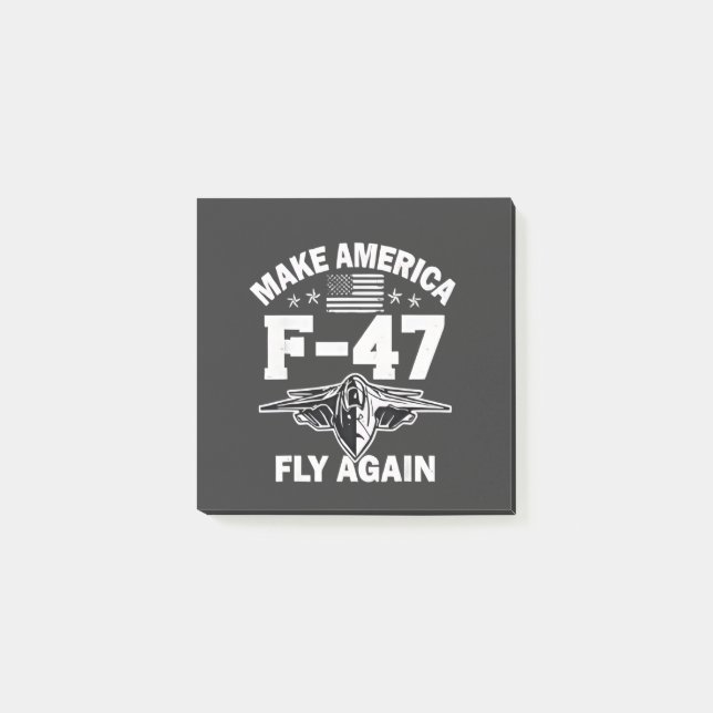 Make America F-47 Fly Again 4th of July  Post-it Notes (Front)