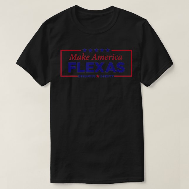 Make America Fleas 2024 Desantis Abbott  T-Shirt (Design Front)