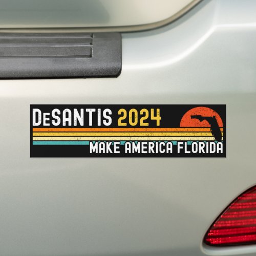 Make America Florida Ron DeSantis 2024 Bumper Sticker