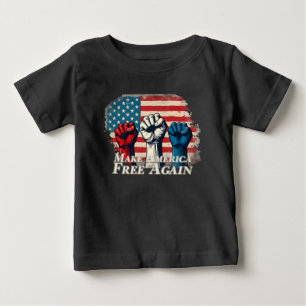 Make America Free Again Artwork Baby T-Shirt